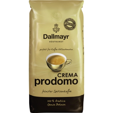 Dallmayr Kaffee Crema prodomo Arabica ganze Bohne 1.000 g/Pack.