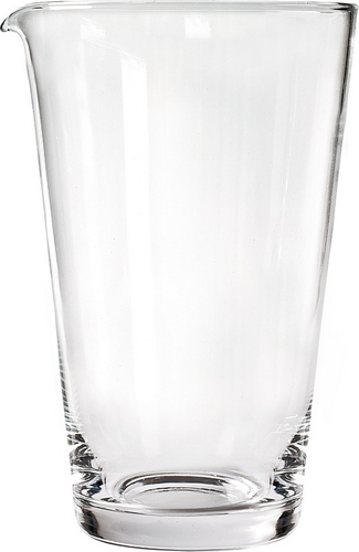 Rührglas mit Lippe Ø 11,5 cm, H: 19 cm, 1 Liter schwere Qualität spülmaschinengeeignet zerbrechlich Farbe: Transparent