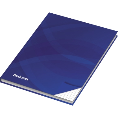 RNK Kladde Business DIN A4 kariert Hardcover blau 96 Bl., DIN A4, Grammatur: 70 g/m², Fadenbindung, Material des