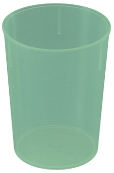 WACA Schnabelbecher-Unterteil 250 ccm aus PP, Farbe: grün-transluzent