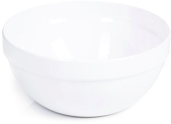 Melamin Schale Sarnia in weiß, Kapazität: 0,5 Liter Maß: Ø 14 cm, Höhe 6,5 cm