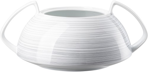 TAC Gropius Stripes 2.0 von Rosenthal, Terrinen-Unterteil, aus Porzellan, spülmaschinengeeignet