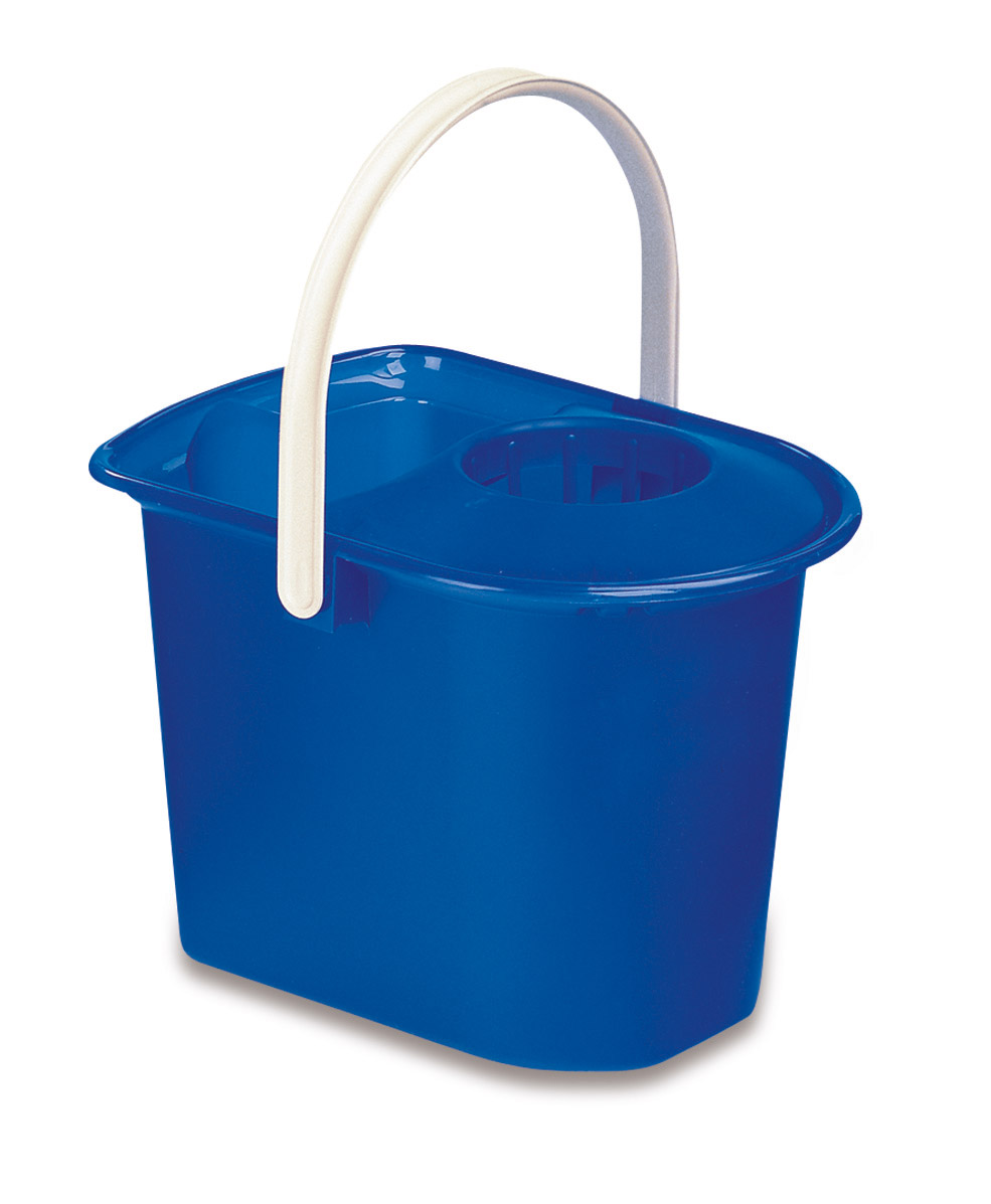 ARAVEN Putzeimer mit 15 Liter Füllvermögen in blauer Farbe