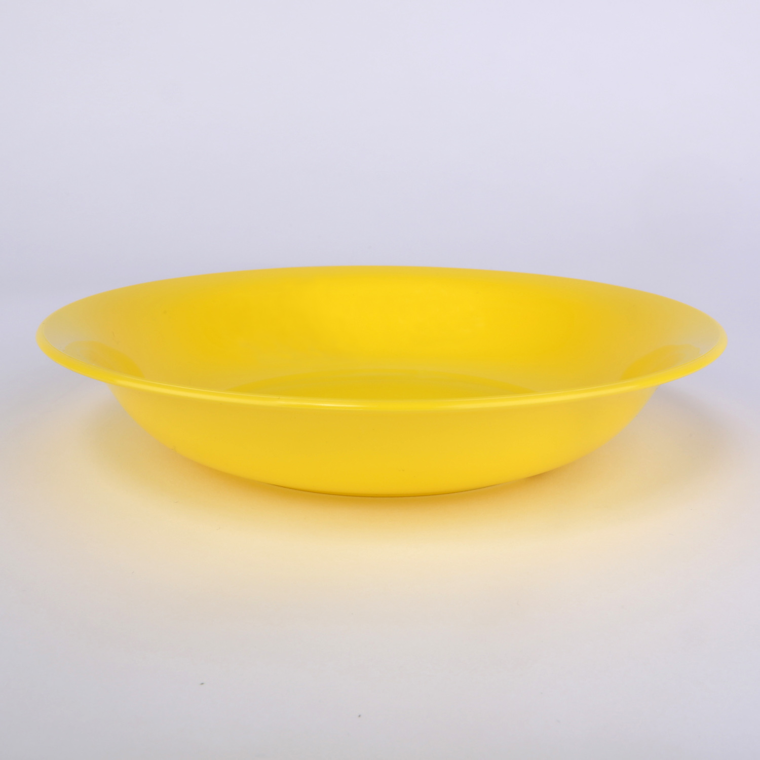vaLon Zephyr Suppenteller 20,5 cm aus stadstofffreiem Kunststoff in der Farbe sonnengelb.