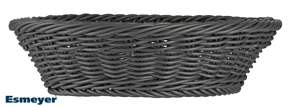 Korb SERENADO, rund Ø 29 cm, Höhe: 7 cm Polypropylen, schwarz