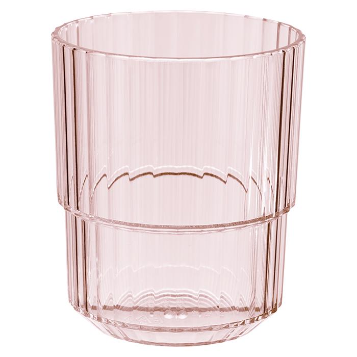 APS Trinkbecher LINEA aus Tritan, in rosa. Kapazität: 0,3 l. Durchmesser: 8,5 cm. Höhe: 10 cm.