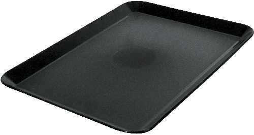 WACA Auslageplatte 39X28X2,5 cm aus Polypropylen, Farbe: schwarz