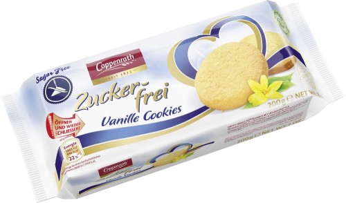 Coppenrath Vanille Cookies ohne Zucker 200G