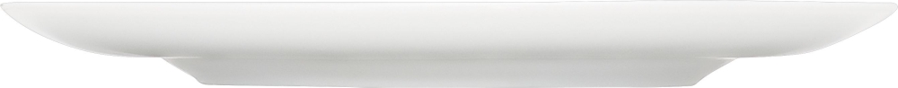 Bauscher Teller flach ENJOY, mit Fahne, Durchmesser: 230 mm, Höhe: 22 mm, uni weiss