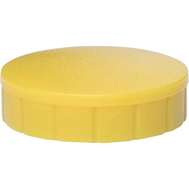 MAUL Magnet MAULsolid 24mm 0,6kg Kunststoff gelb 10 St./Pack.