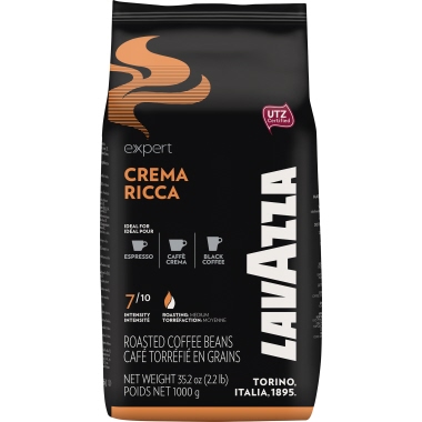 Lavazza Kaffee Expert CREMA RICCA ganze Bohne 1.000 g/Pack.