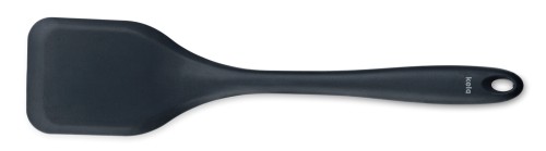 Kela Pfannenwender Tom aus Silikon, schwarz, ca. 290mm x 70mm (L x B)