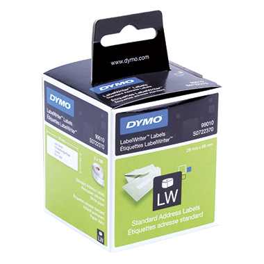 DYMO® Adressetikett LW 89 x 28 mm (B x H) Papier weiß 130 Etik./Rl. 2 x 130 Etik./Pack.