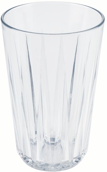 Trinkbecher -CRYSTAL- Ø 8 cm, H: 12,5 cm Tritan, transparent, Inhalt: 0,3 Liter, BPA-Frei stoßfest, stapelbar, spülmaschinengeeignet