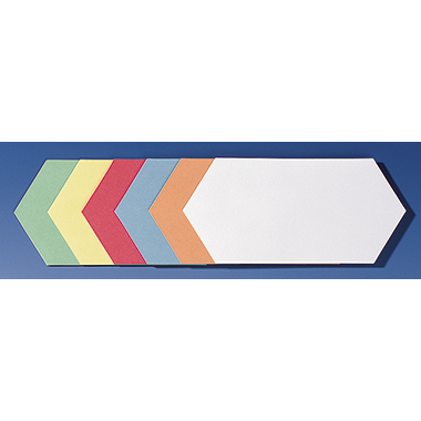 Franken Moderationskarte 20,5 x 9,5 cm (B x H) 130g/m Altpapier, 100  recycelt farbig sortiert 300 St./Pack.