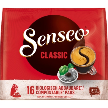 Senseo® Kaffeepad Classic 16 x 6,9 g/Pack.