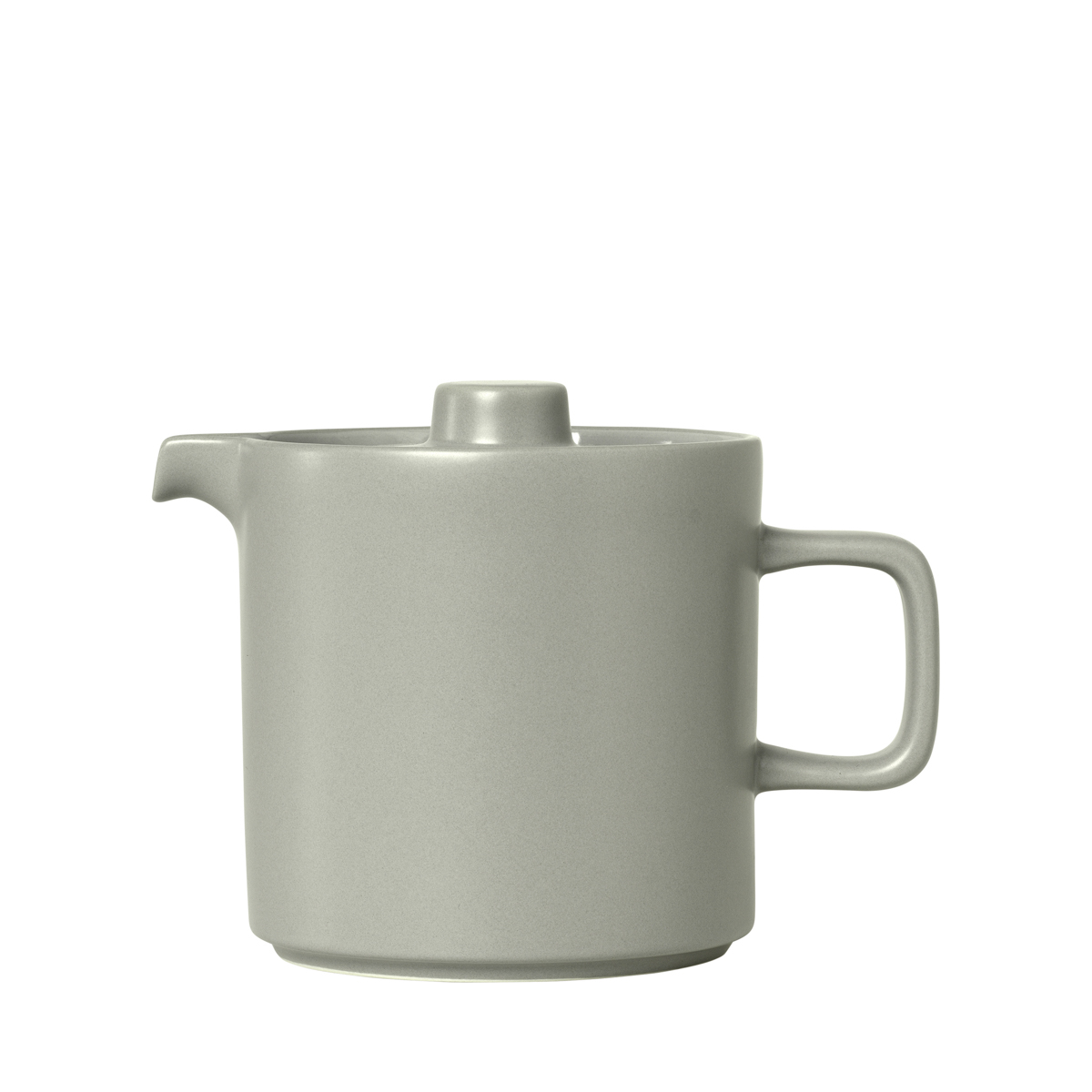 Teekanne -PILAR- Mirage Gray 1000 ml, Ø 12 cm. Material: Keramik. Von Blomus.