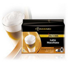 Jacobs Tassimo LATTE MACCHIATO Inhalt 16 T-Discs 8 x Milch - 8 x Espresso