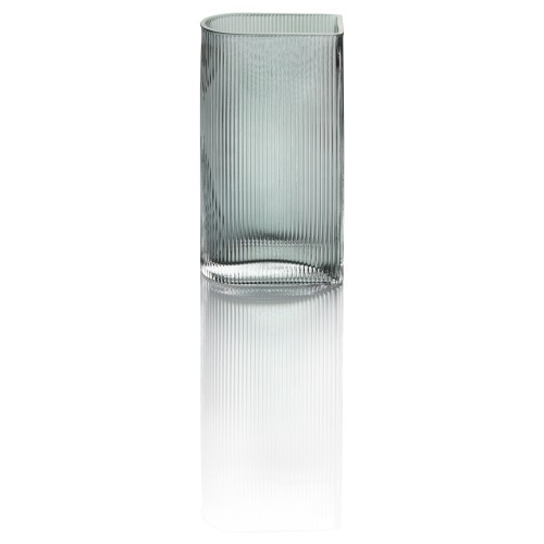 WMF Glasvase graugrün H30cm | Maße: 14 x 8,5 x 30 cm