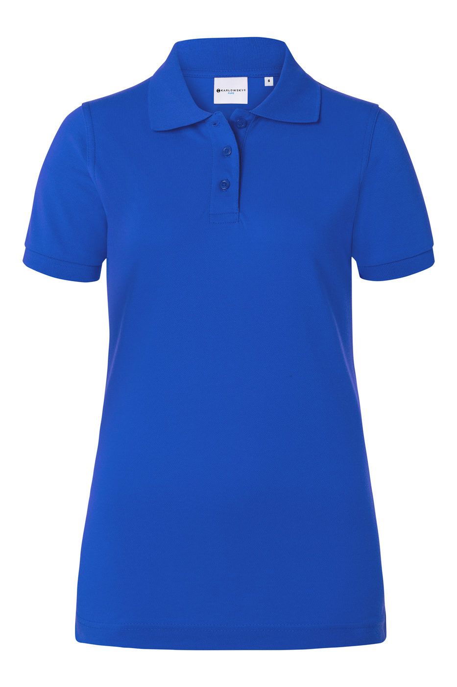 Damen Workwear Poloshirt Basic , GR. 3XL , Farbe: blau , von Karlowsky