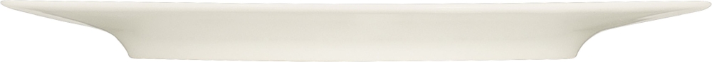 Bauscher Teller flach PURITY, mit Fahne, Durchmesser: 260 mm, creme