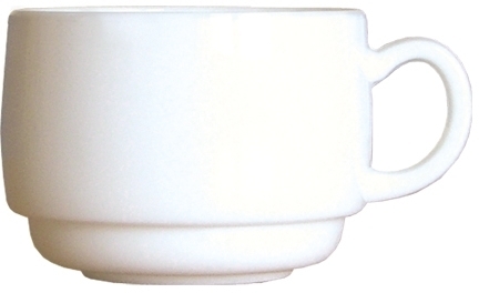 Kaffeetasse obere Bario 0,19l Arcoroc Intensity - cremeweiß Material: Zenix by Arcoroc