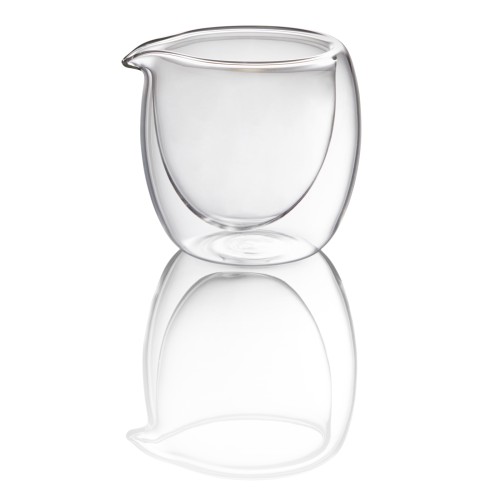WMF Glas Sauciere doppelwandig Ø7,4x8,3cm | Maße: 7,4 x 7,4 x 8,3 cm