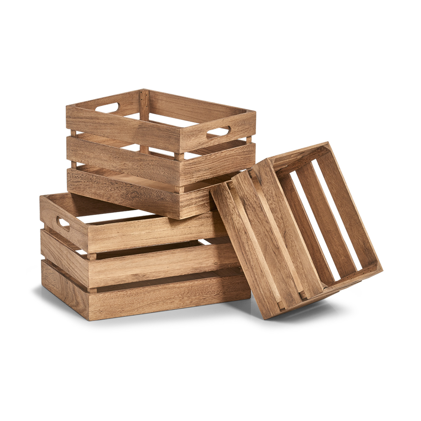 Aufbewahrungs-Kiste, Holz lackiert, 31x21x19 cm. Farbe: natur. Diese praktische Aufbewahrungskiste wurde aus hochwertigem Holz gefertigt und