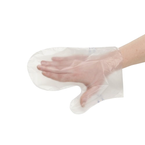 100 Fäustling Handschuhe, Clean Hands transparent von PAPSTAR