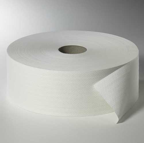 6 Rollen Toilettenpapier, 2-lagiges Tissue Ø 26,5 cm · 420 m x 10 cm weiss "Maxi Rollen" Großrolle von Fripa