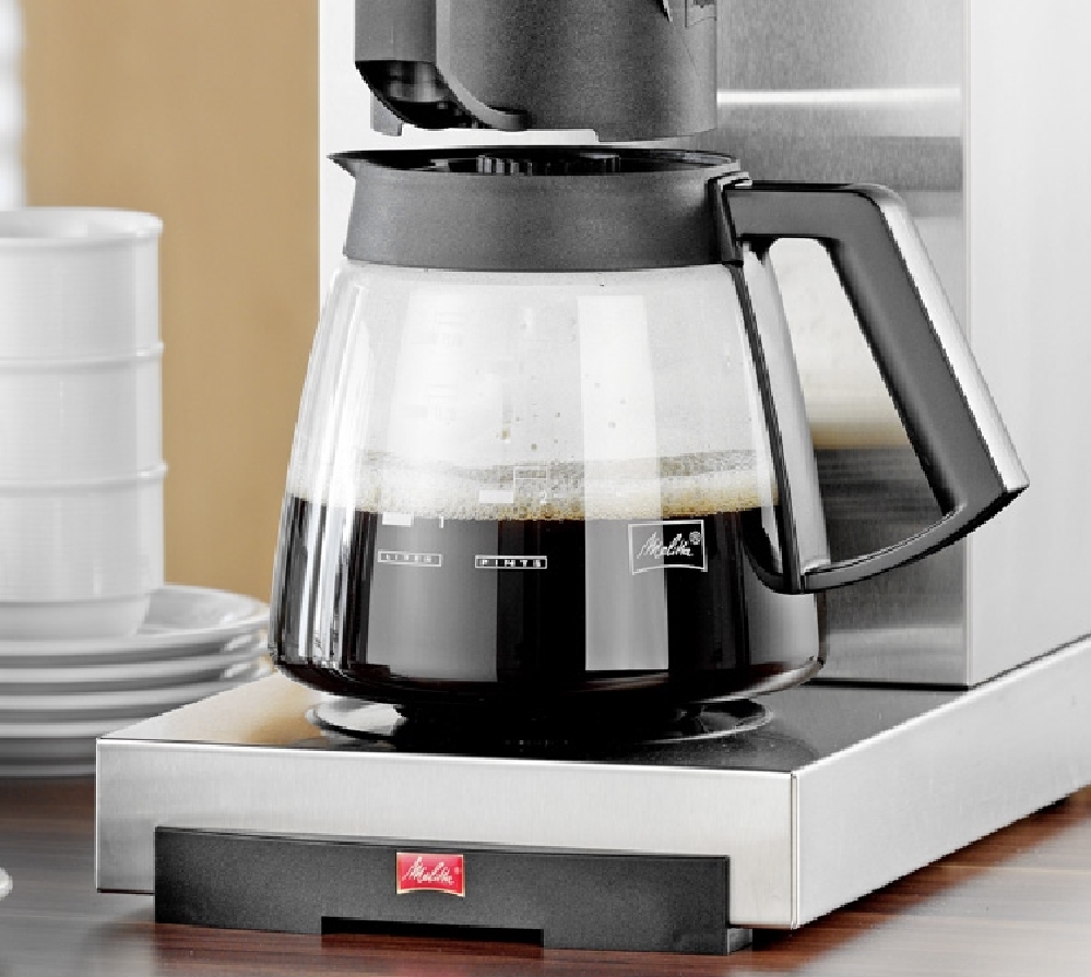 Kaffeemaschine 170 M von Melitta, Inhalt 1,8 Liter, mit zusätzl. Warmhalteplatte, inkl. 1 Glaskanne