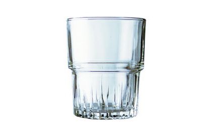 Glasbecher EMPILABLE, Inhalt: 0,16 Liter, Durchmesser: 66 mm, Höhe: 79 mm, stapelbar.