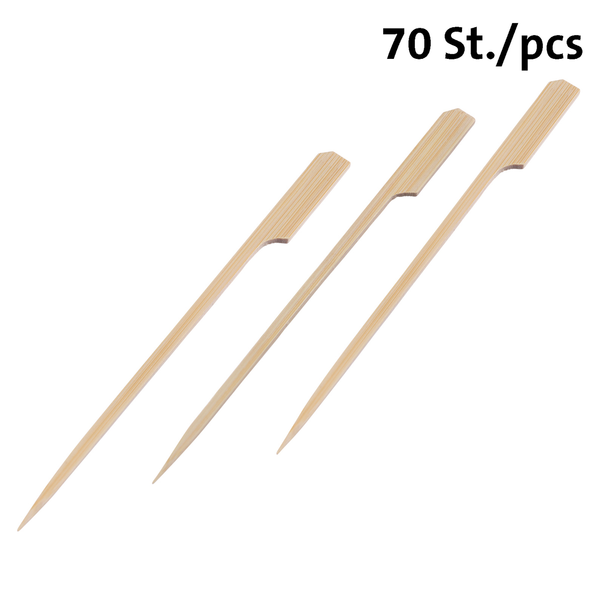 70 Fingerfood Sticks + Grillspieße »Woody«, 15 cm