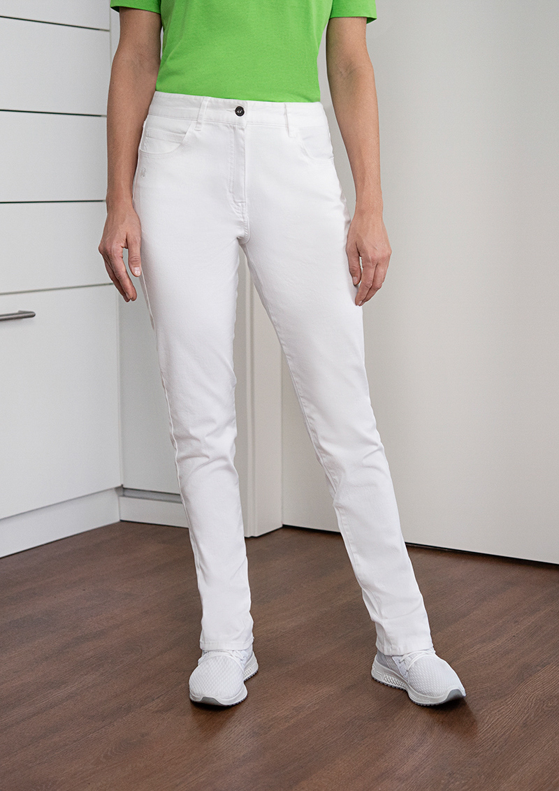 Damen 5-Pocket-Hose Classic-Stretch, aus nachhaltigem Material , Bio-Baumwolle - Größe: 52/s