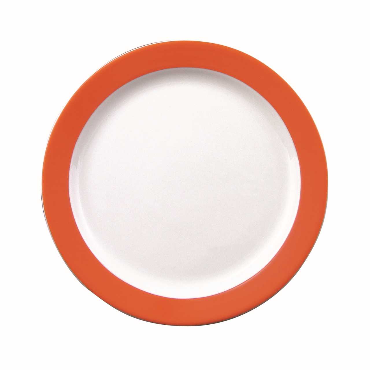 Teller flach - Durchmesser: 24 cm, Form Funktion – orange