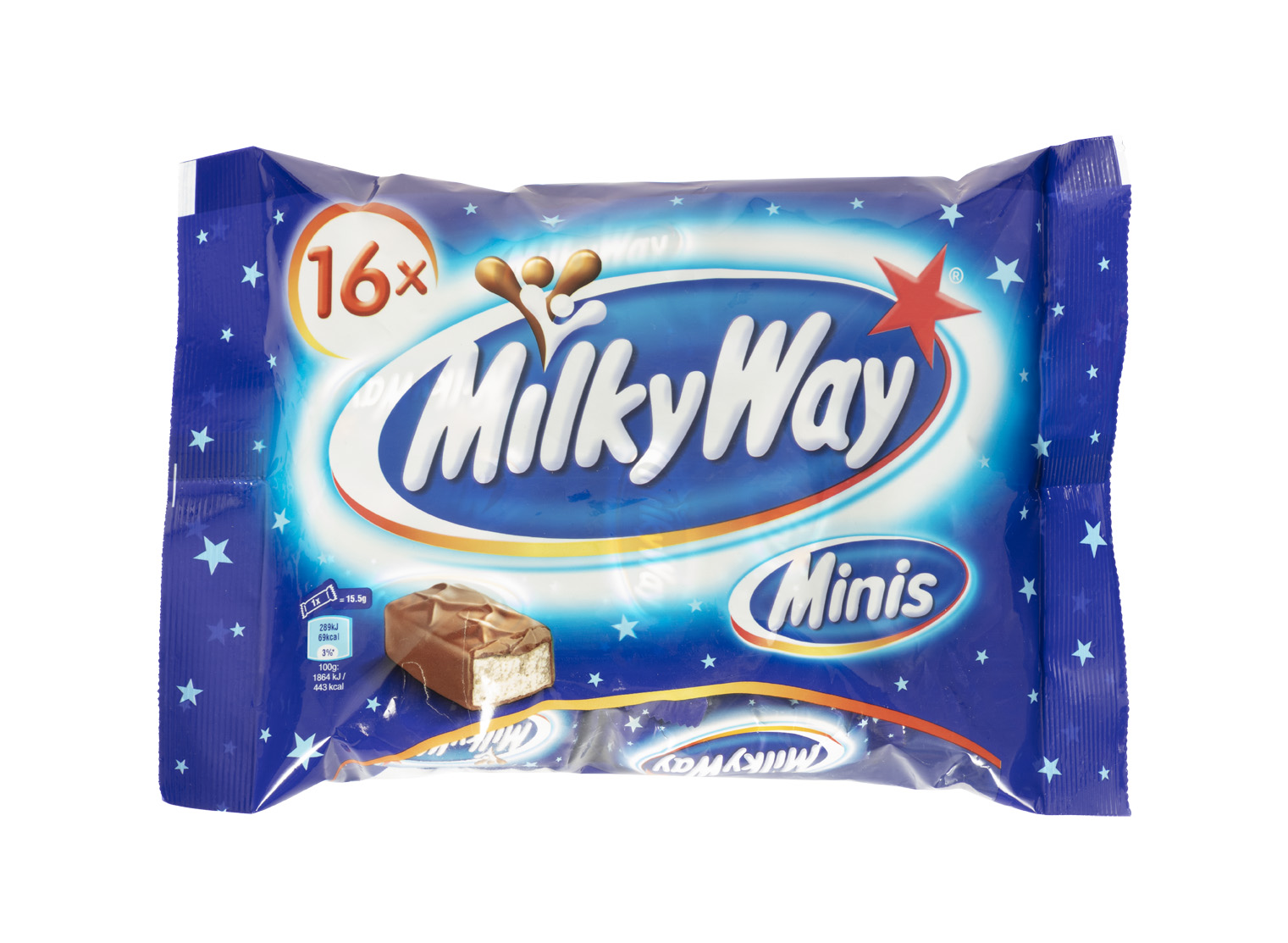Milky Way Mini Schokoladen-Riegel mit Milchcreme 275G