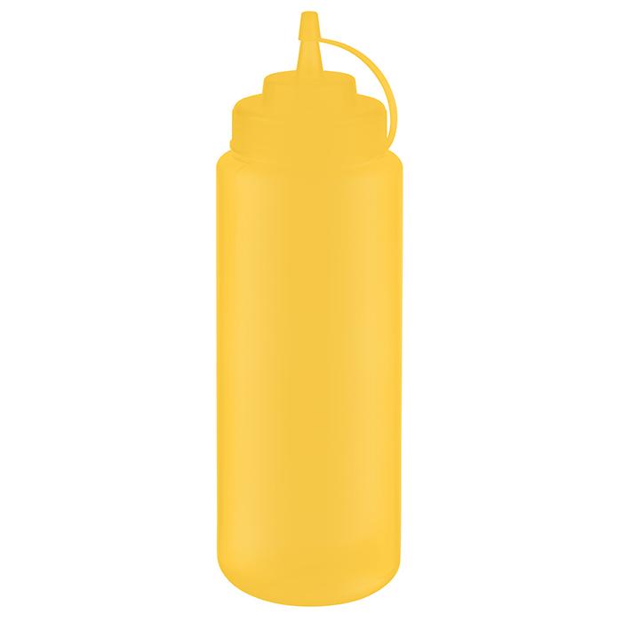 APS Quetschflasche Ø 8 cm, H: 26,5 cm, 1.025 ml Polyethylen, gelb