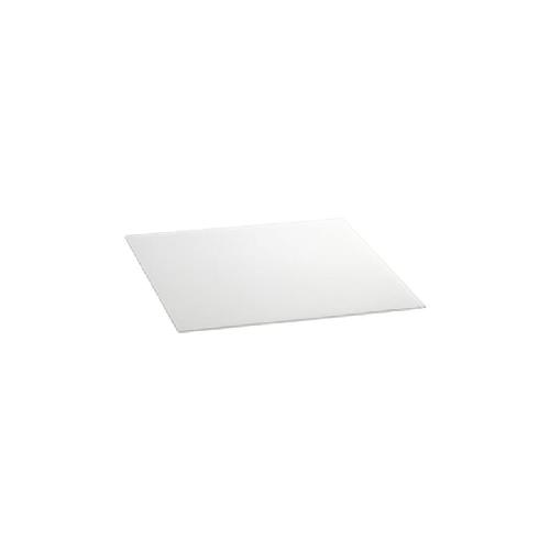 Glasplatte 42x42x0,4cm, weiß, 1er