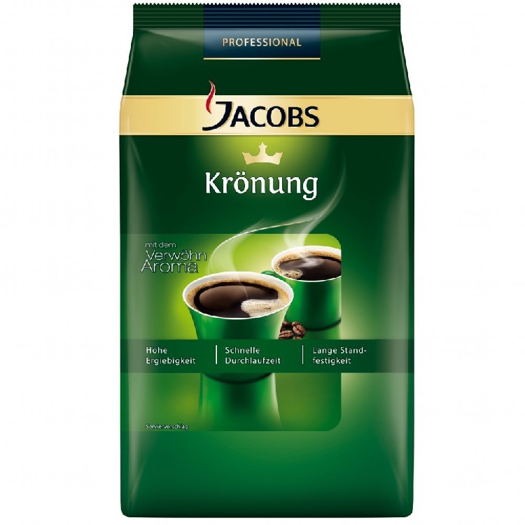 Jacobs Krönung, Inhalt: 1 kg gemahlener Kaffee.