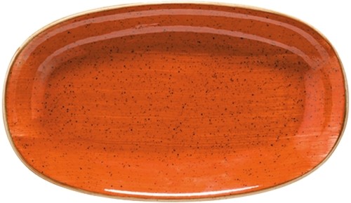 Aura Terracotta Gourmet Platte oval 19x11cm * - Bonna Premium Porcelain