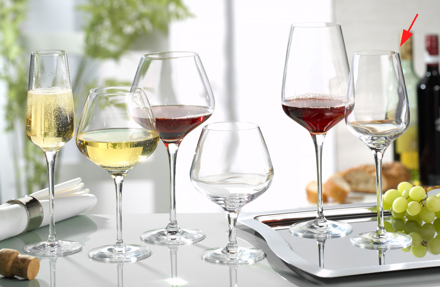 Weinglas SUBLYM, Inhalt: 350 ml, Höhe: 230 mm, Durchmesser: 80 mm, Kwarx-Glas, Chef & Sommelier.