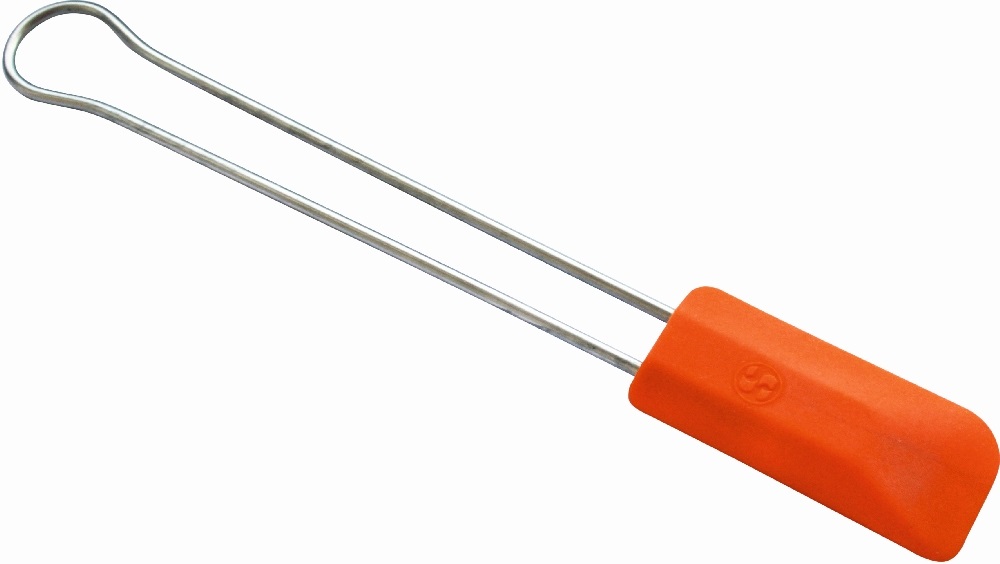 SCHNEIDER Stielschaber Silikon klein orange 210 mm