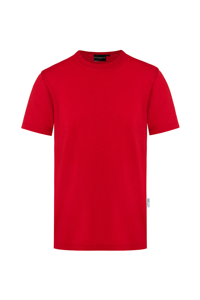 Herren Workwear T-Shirt Casual-Flair, aus nachhaltigem Material , GR. 2XL , Farbe: rot , von Karlowsky