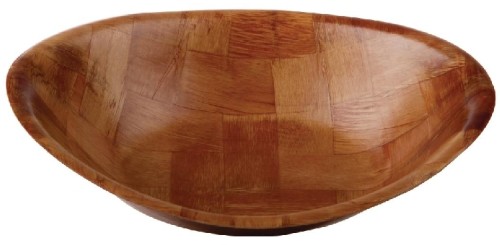 Ovale Holzschale 18x23cm