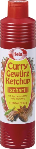 Hela Curry Ketchup scharf 800ML