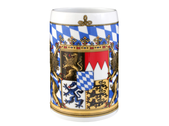 Seltmann Bierkrug ohne Deckel 408, Form: Zusatzsortiment, Dekor: 24889 Bayern
