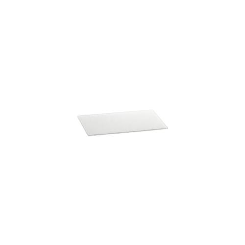 Glasplatte 30x18x0,4cm, weiß, 1er