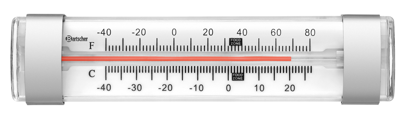 Bartscher Thermometer A250 | Eigenschaften: Temperaturbereich auch in Fahrenheit ,Mit Aufhängevorrichtung | Maße: 13,4 x 2 x 3 cm.