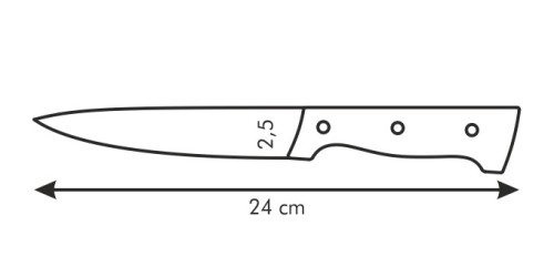 Universalmesser HOME PROFI, 13 cm