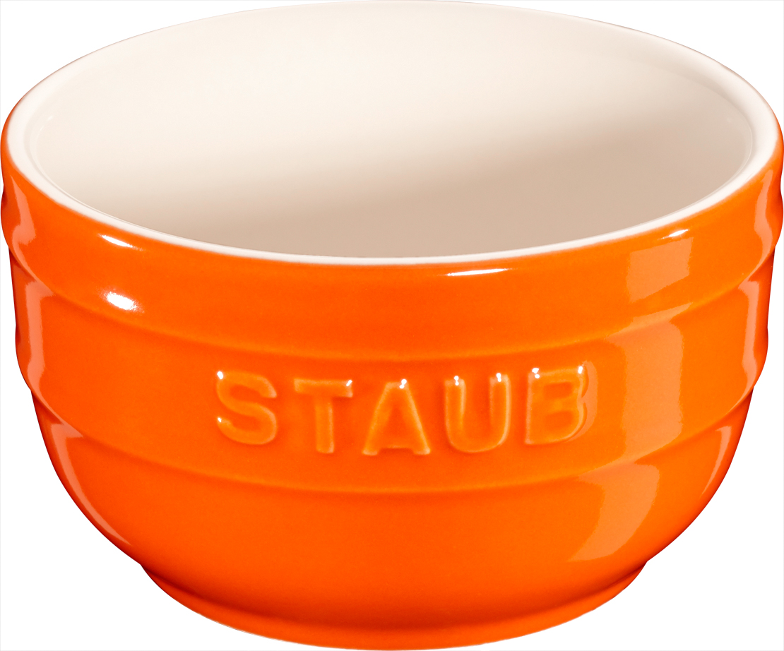 Förmchenset, 2-tlg, Orange, Keramik, Serie: Ceramique. Marke: Staub